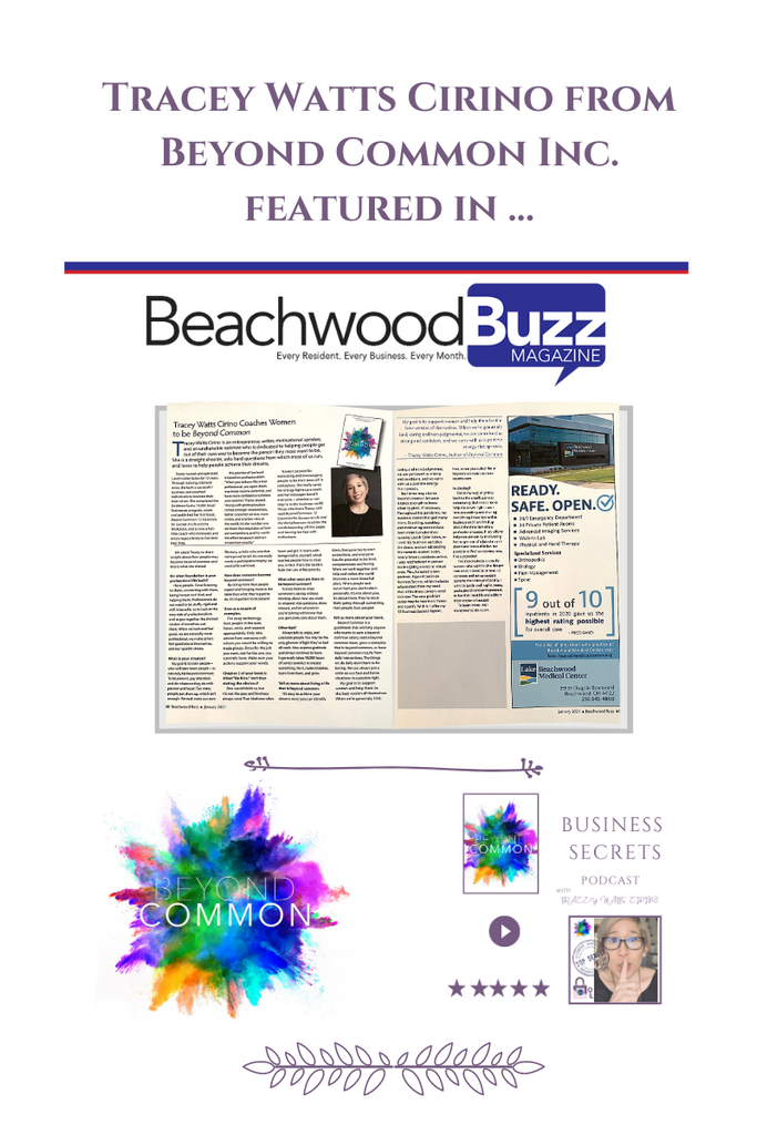 Tracey Watts Cirino Beachwood Buzz Article Feature