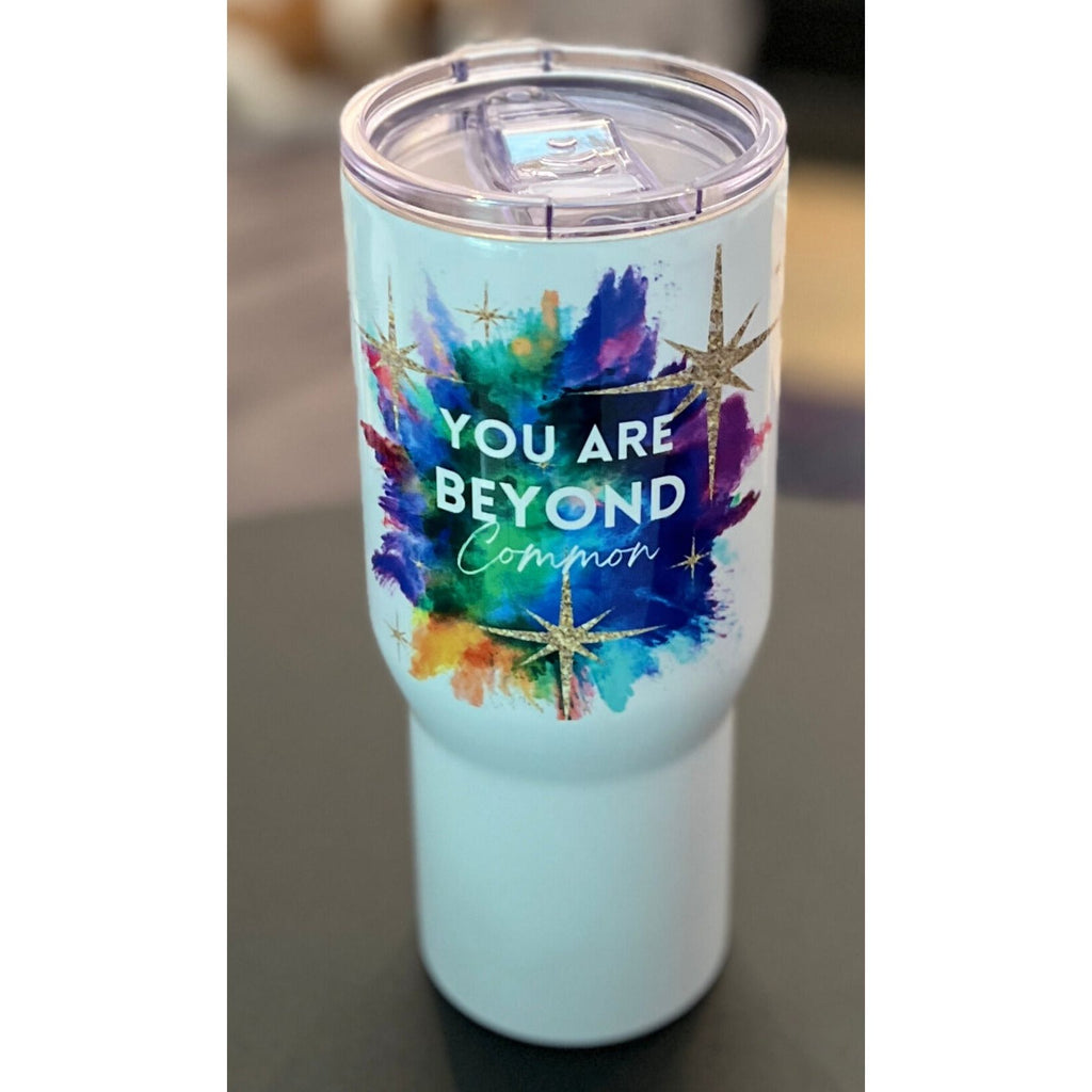Travel mug with a handle You are Beyond Common