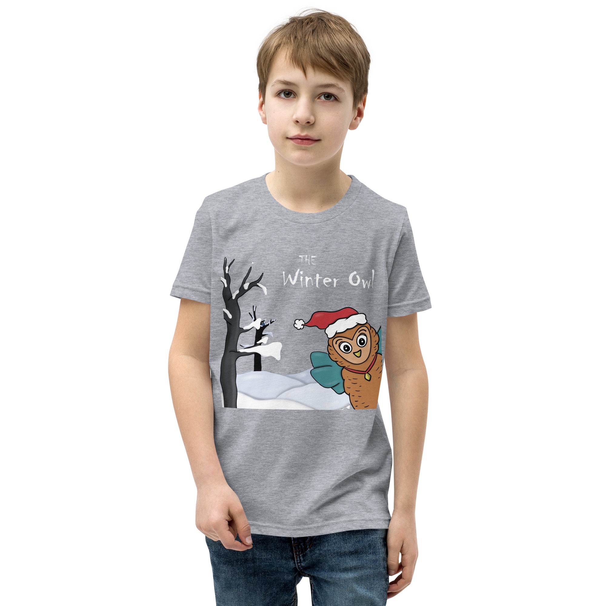 Winter Owl Youth Short Sleeve T-Shirt