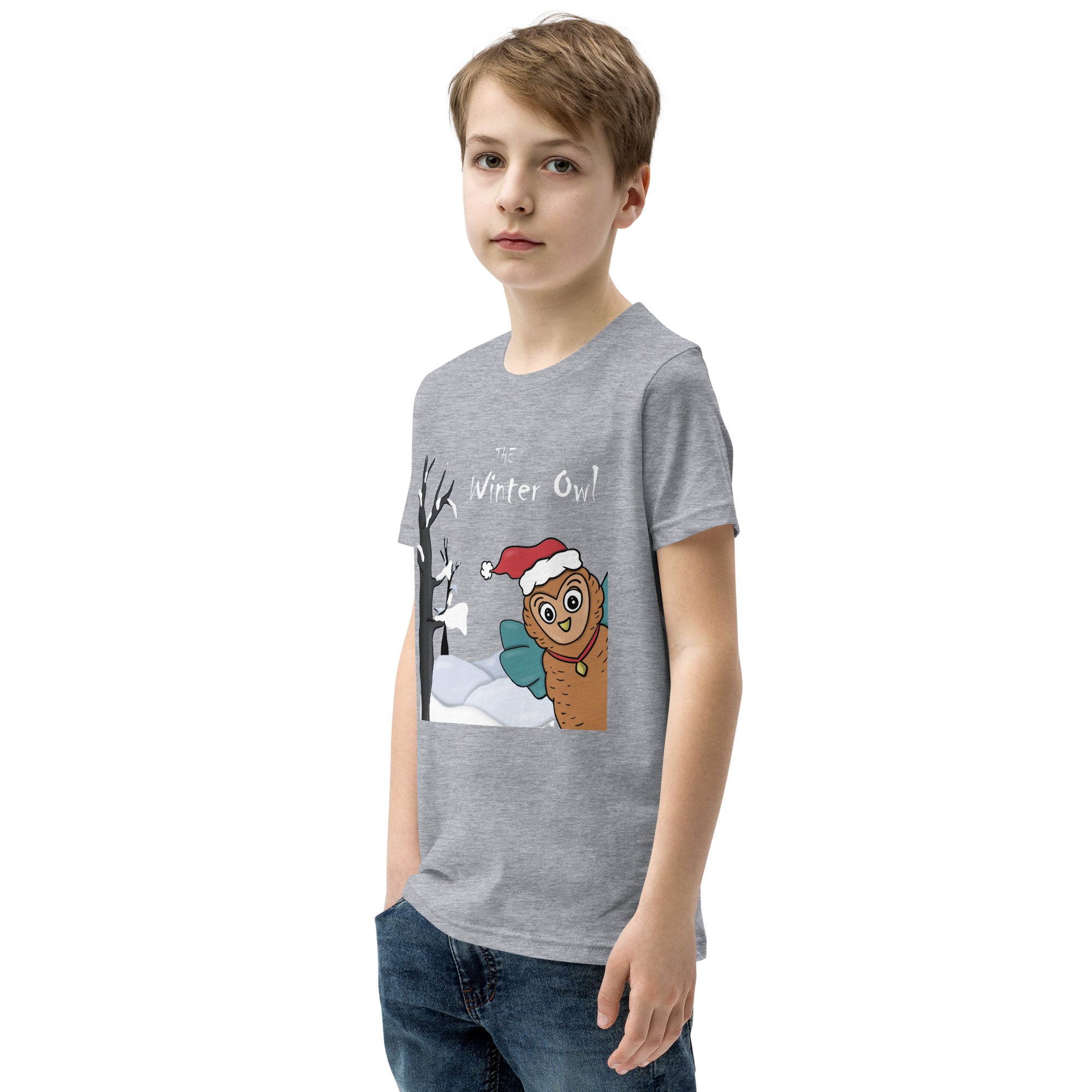 Winter Owl Youth Short Sleeve T-Shirt