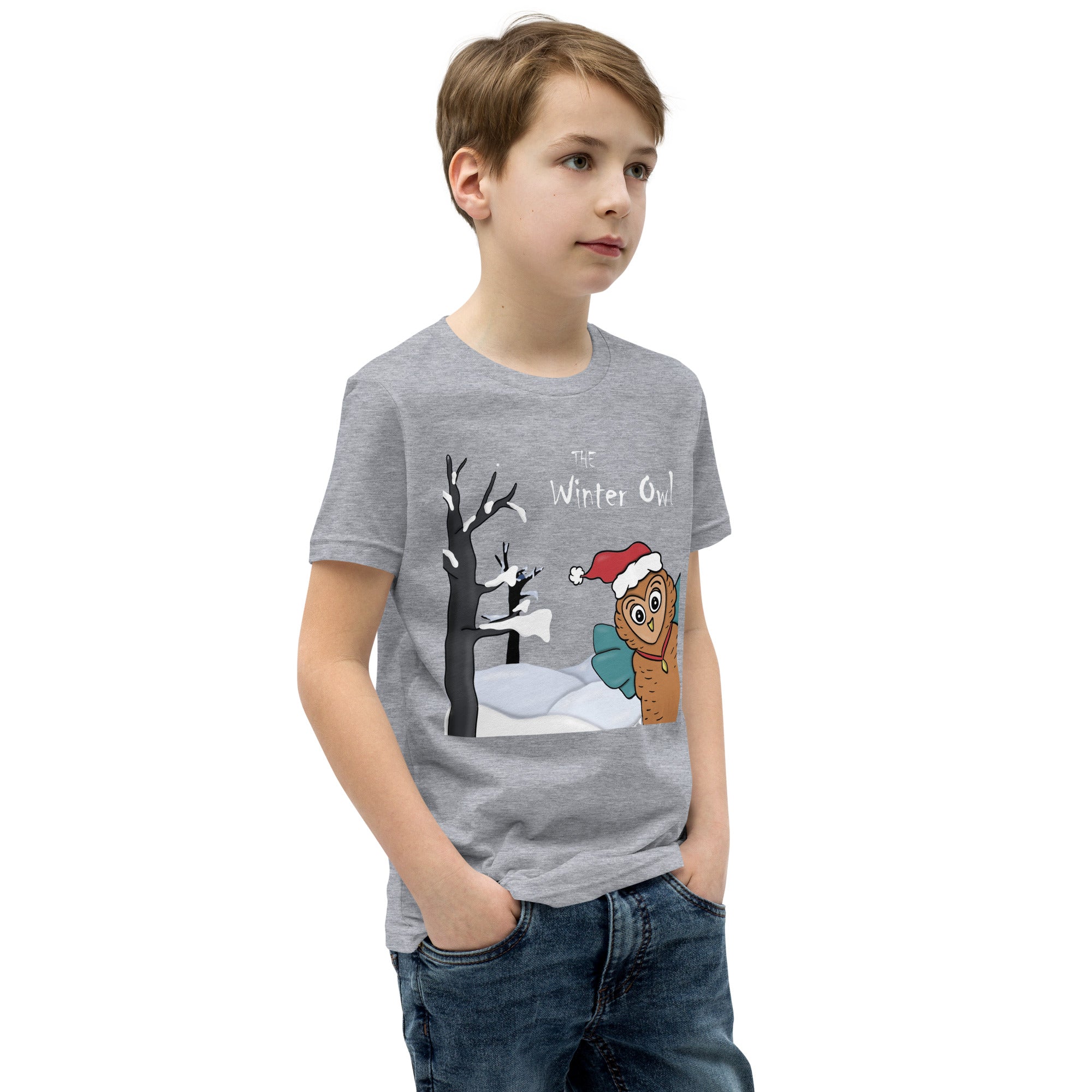 Winter Owl Youth Short Sleeve T-Shirt