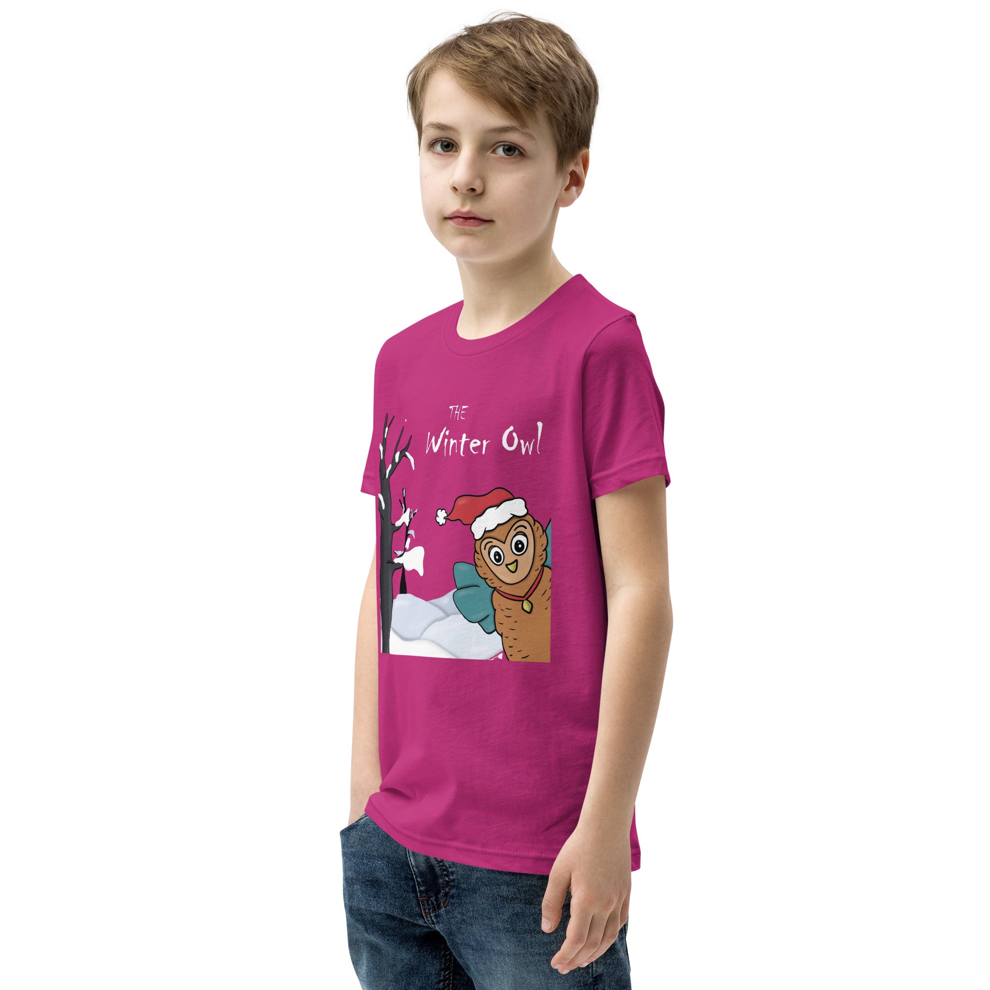 Winter Owl Youth Short Sleeve T-Shirt