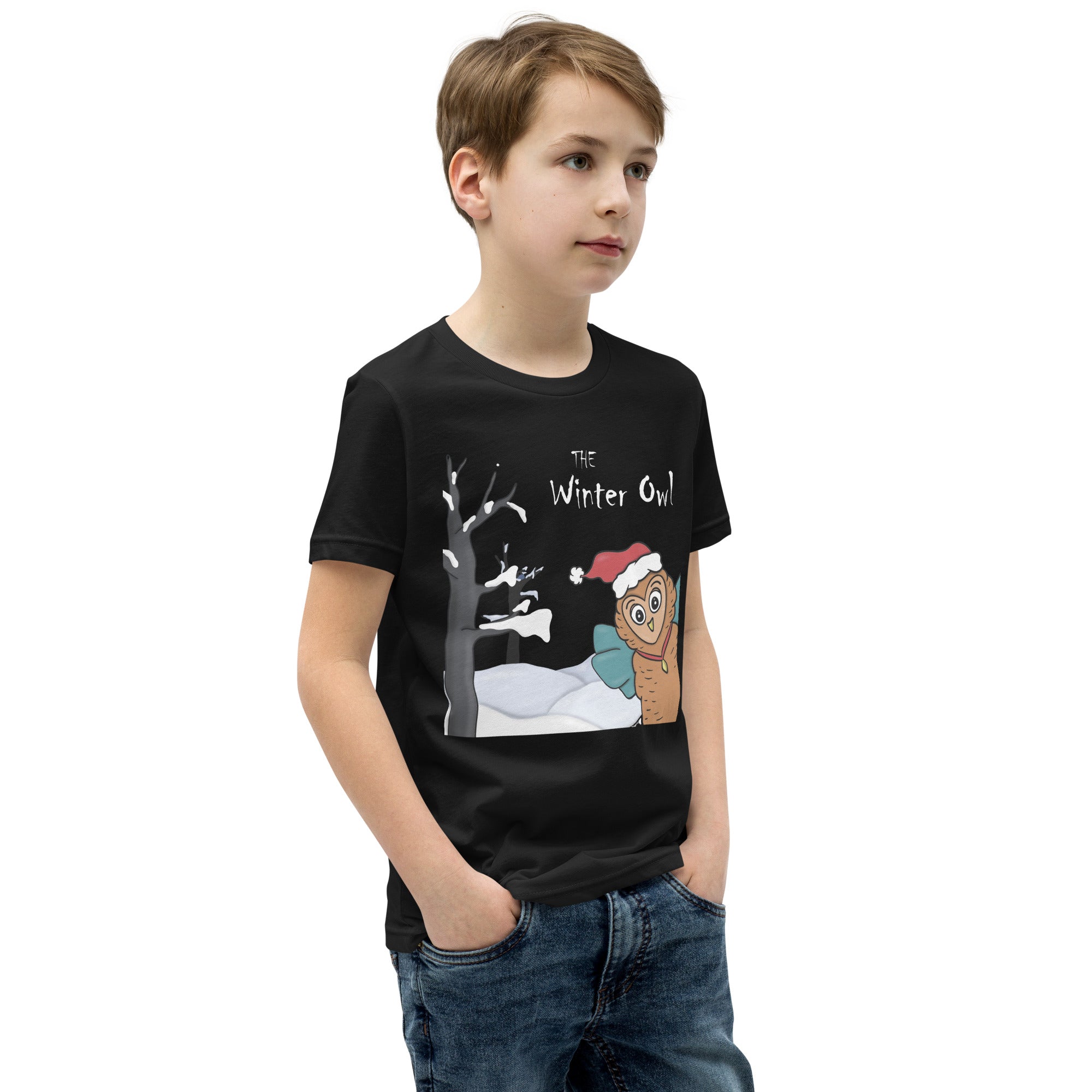 Winter Owl Youth Short Sleeve T-Shirt