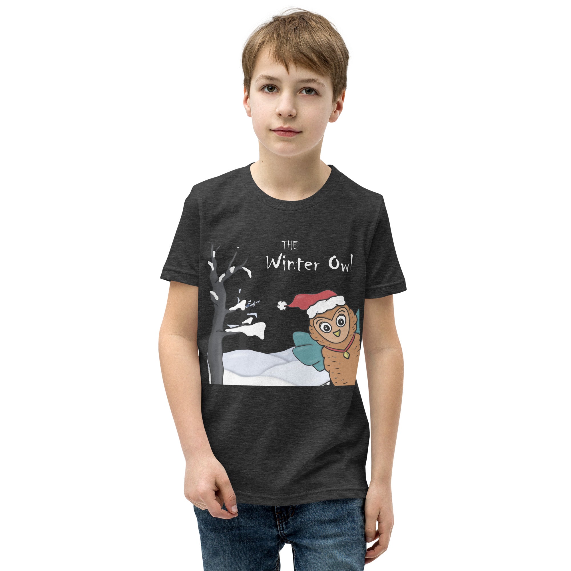 Winter Owl Youth Short Sleeve T-Shirt