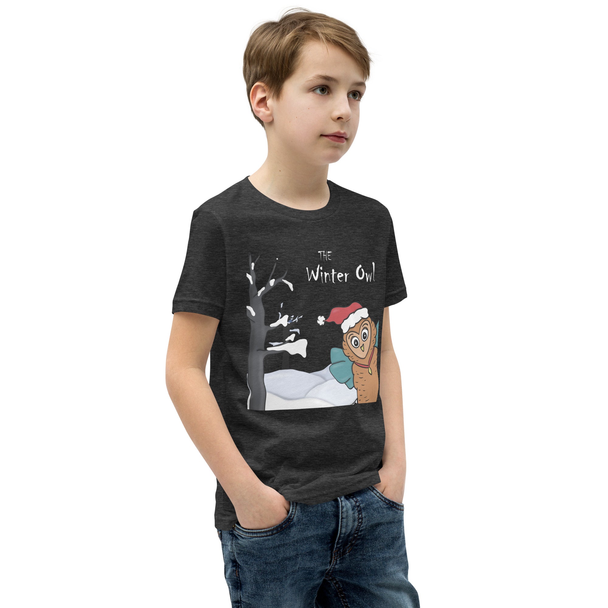 Winter Owl Youth Short Sleeve T-Shirt