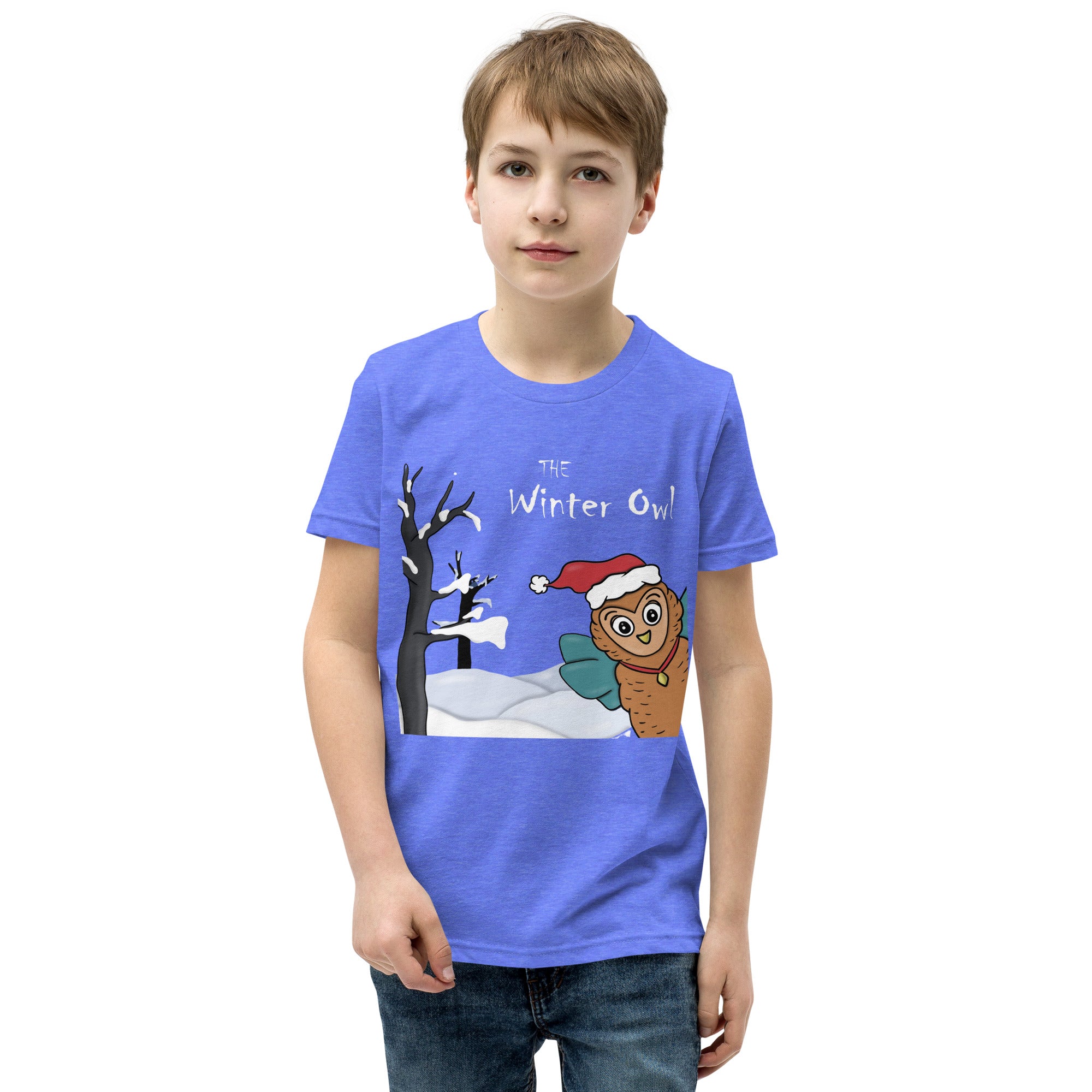 Winter Owl Youth Short Sleeve T-Shirt