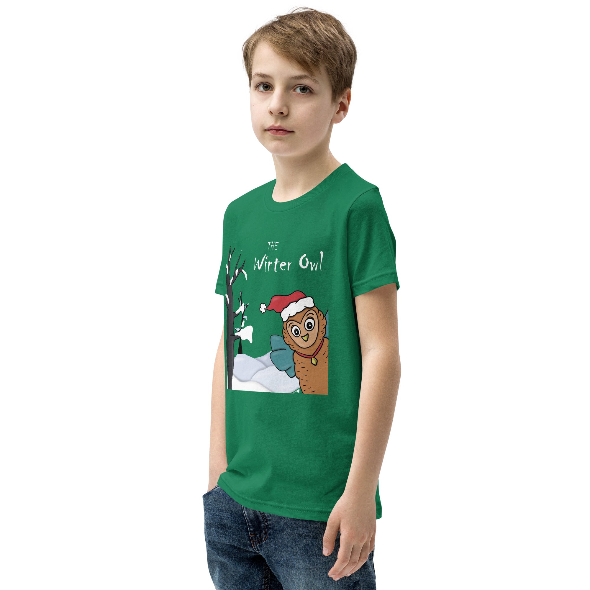 Winter Owl Youth Short Sleeve T-Shirt