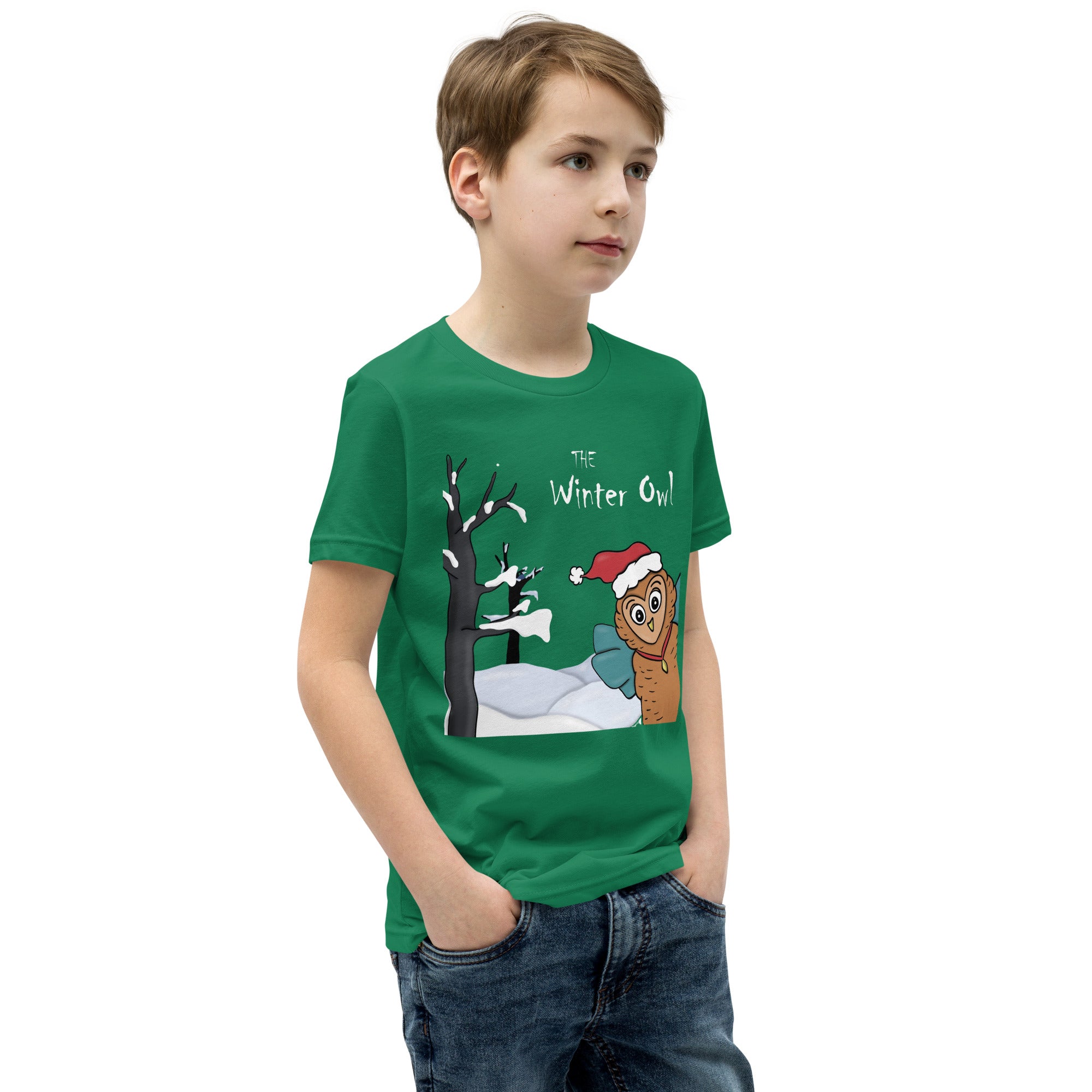 Winter Owl Youth Short Sleeve T-Shirt