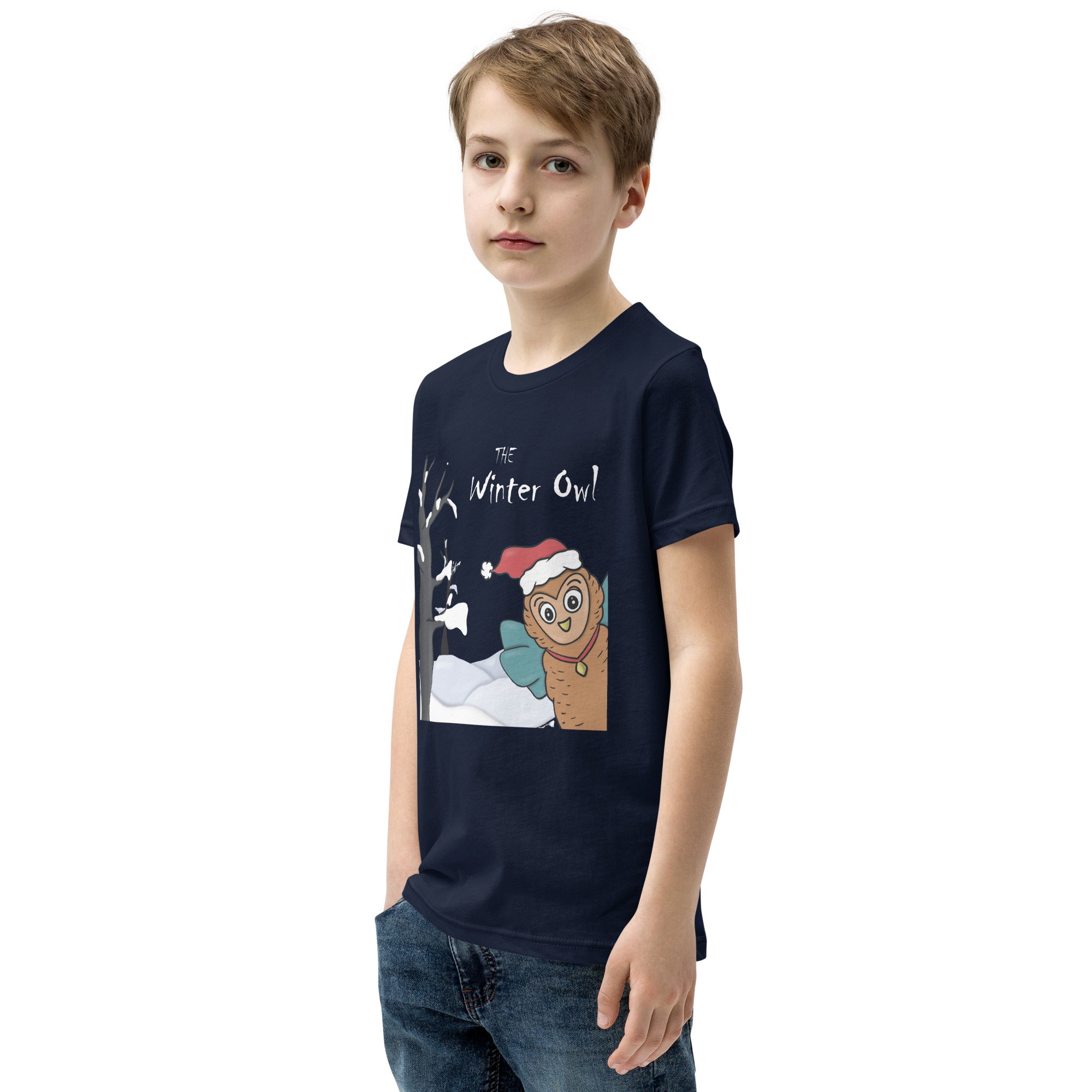 Winter Owl Youth Short Sleeve T-Shirt