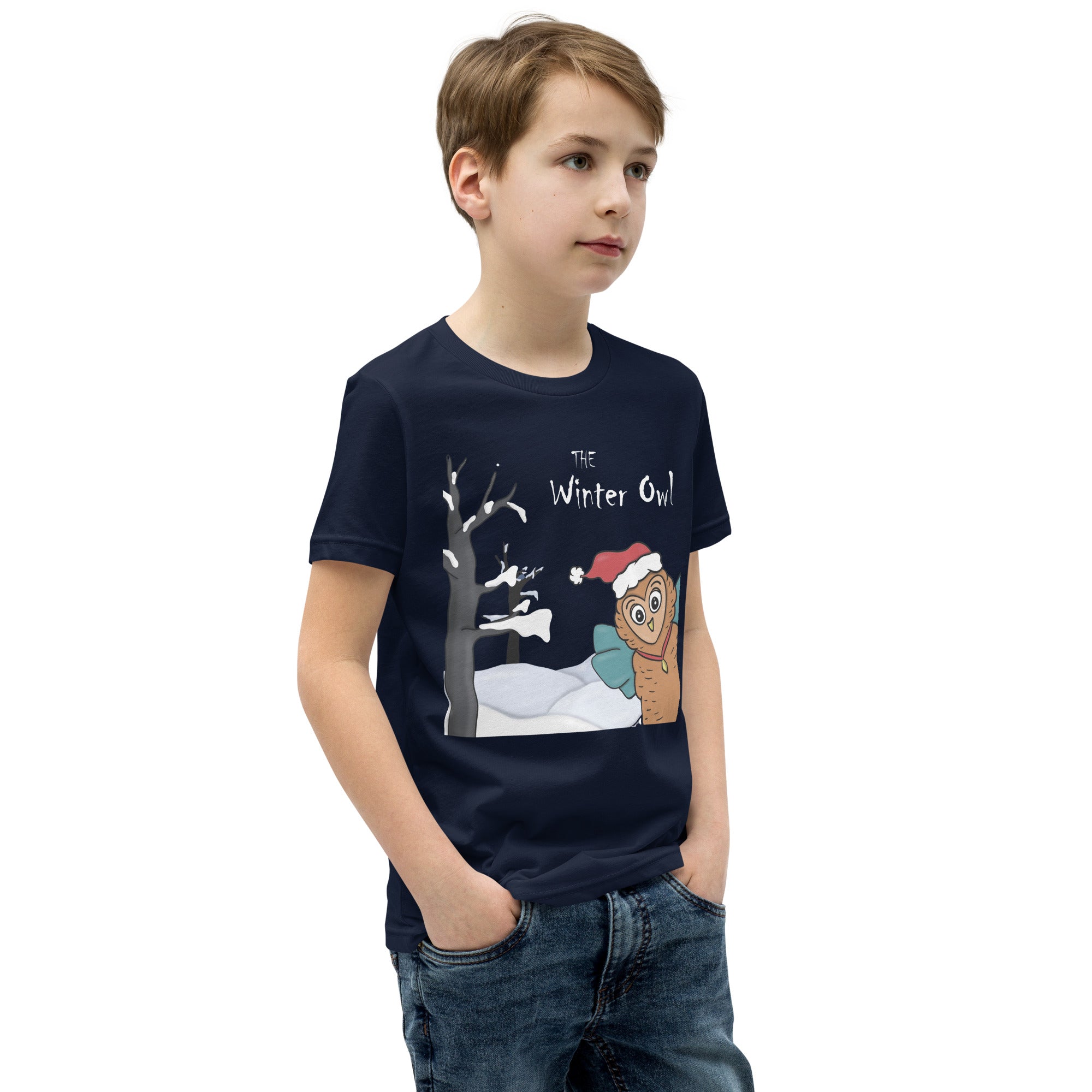 Winter Owl Youth Short Sleeve T-Shirt