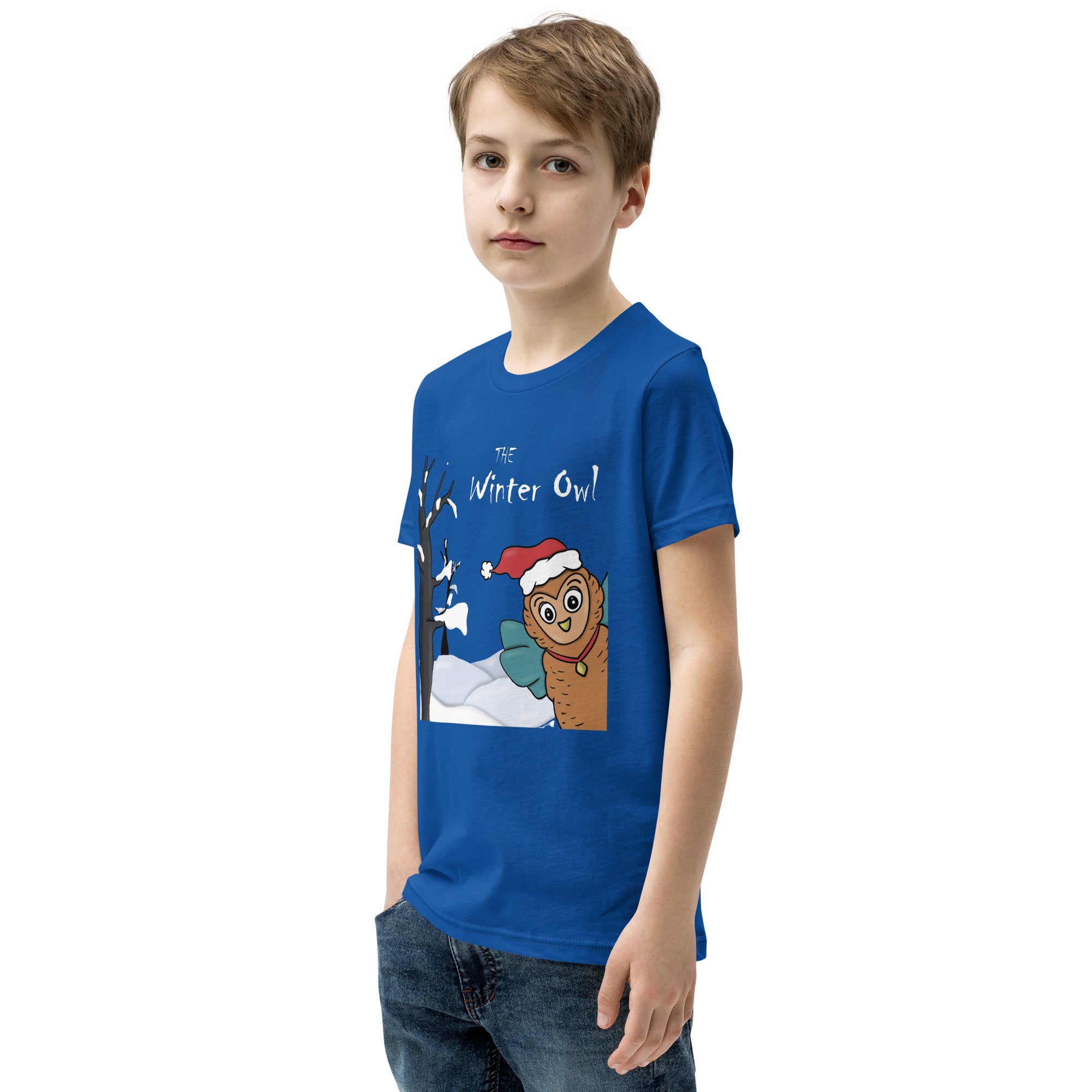 Winter Owl Youth Short Sleeve T-Shirt